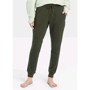 All In Motion Women's Size XXL Jogger Mid Rose Olive Green French Terry